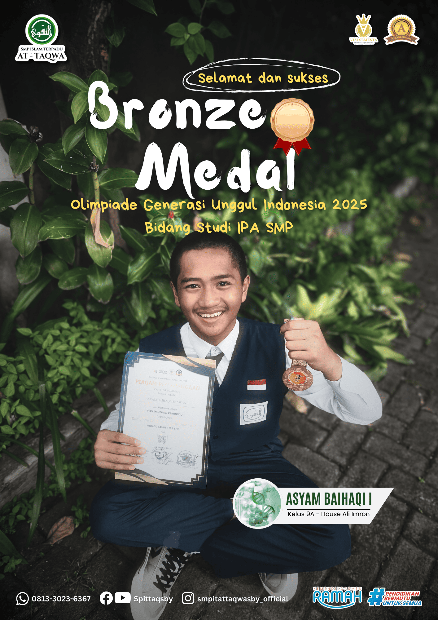 OLIMPIADE GENERASI UNGGUL INDONESIA 2025 - BIDANG IPA